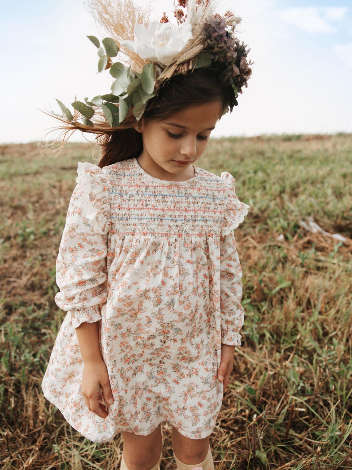 Saralou Smocked Dress Dresses Louise Misha