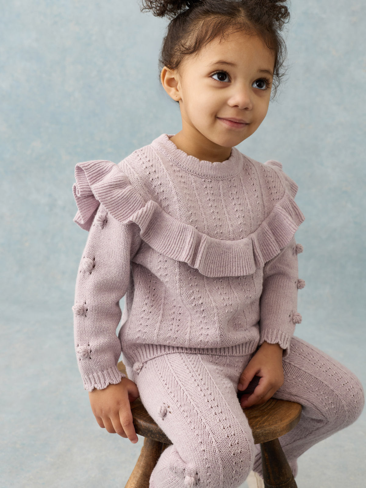 Satiane Ruffle Sweater Set Sets Louise Misha