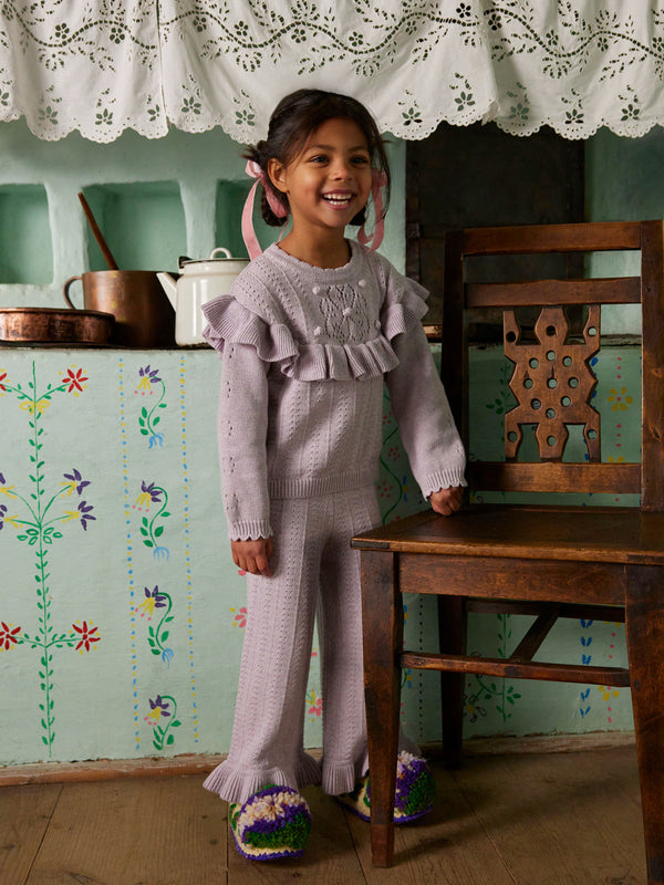 Satia Ruffle Sweater Set Sets Louise Misha