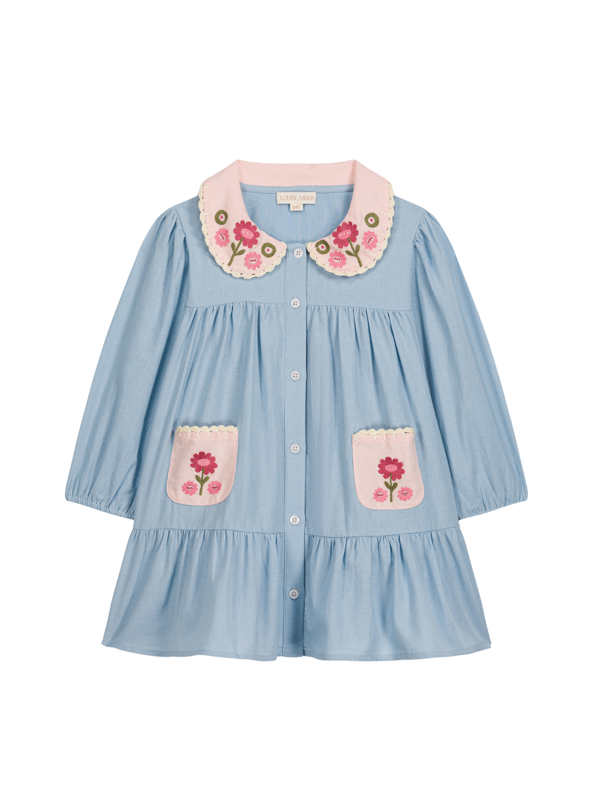Ysee Embroidered Dress Dresses Louise Misha Blue 3Y