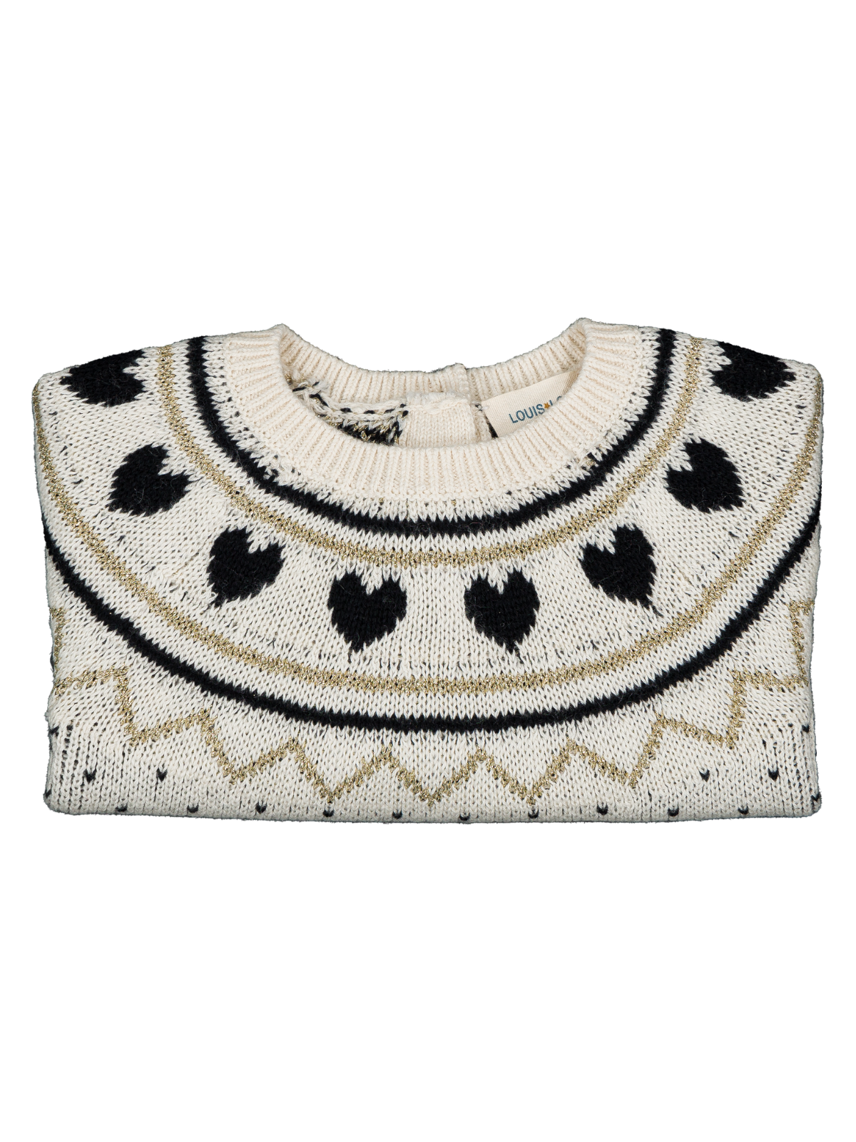 Elia Heart Pattern Baby Sweater Set Sets Louis Louise