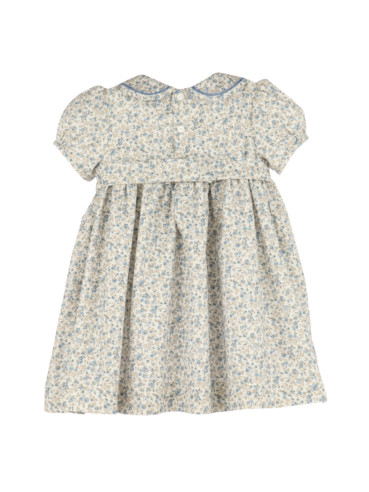 Blue Mulberry Smocked Babydoll Dress Dresses Luli & Me