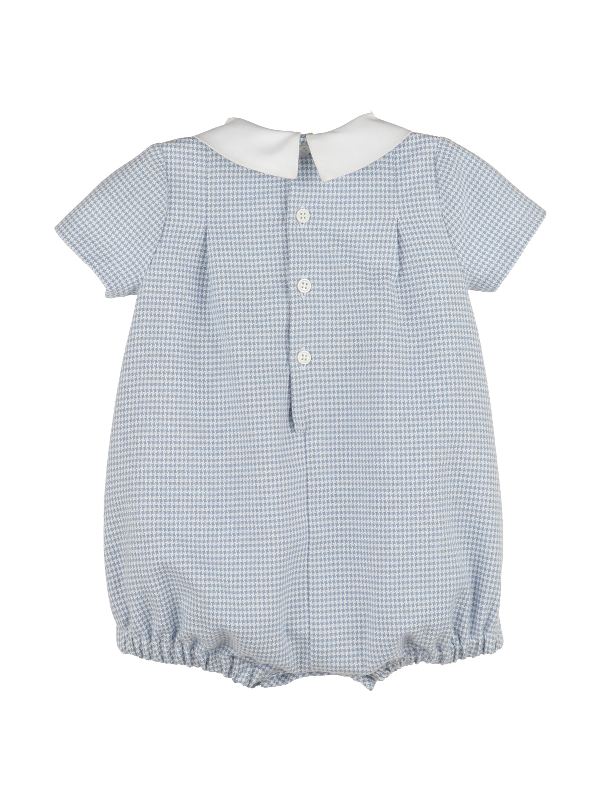 Checks Smocked Boy Romper Rompers Luli & Me