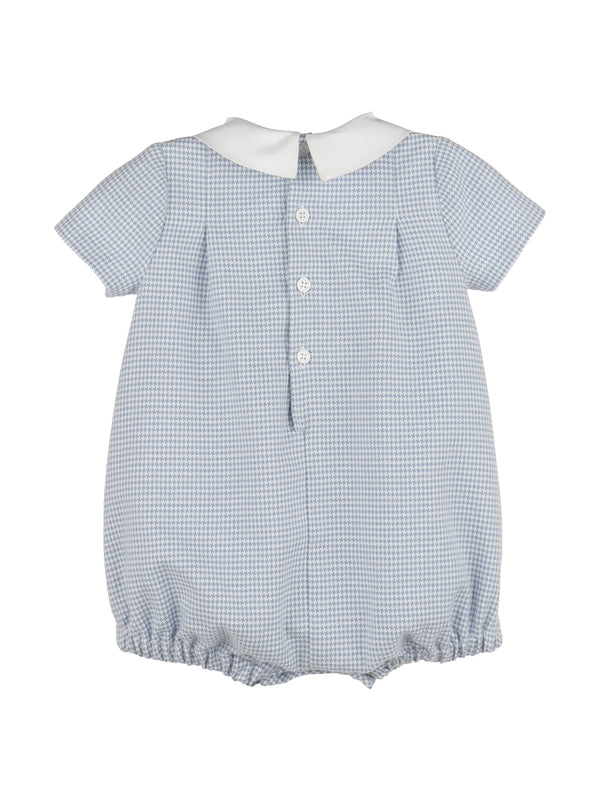 Checks Smocked Boy Romper Rompers Luli & Me