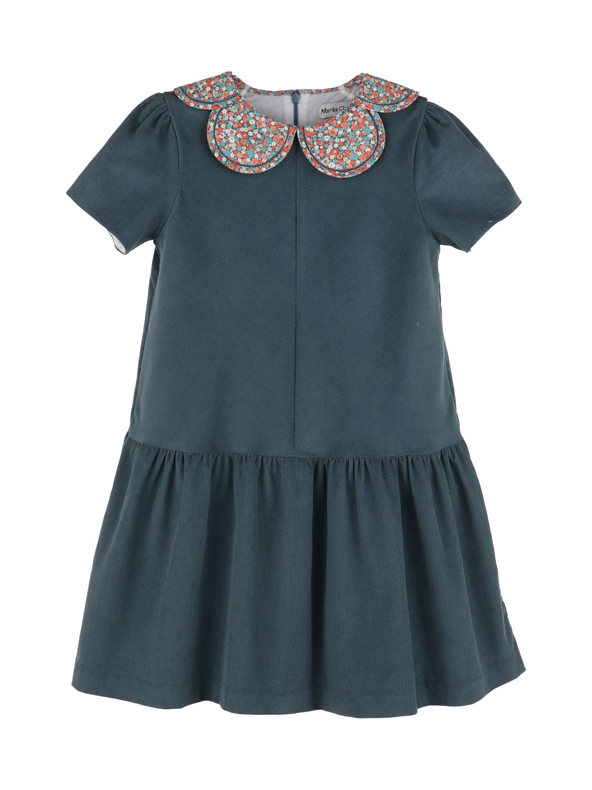 Corduroy Petal Collar Dress Dresses Luli & Me