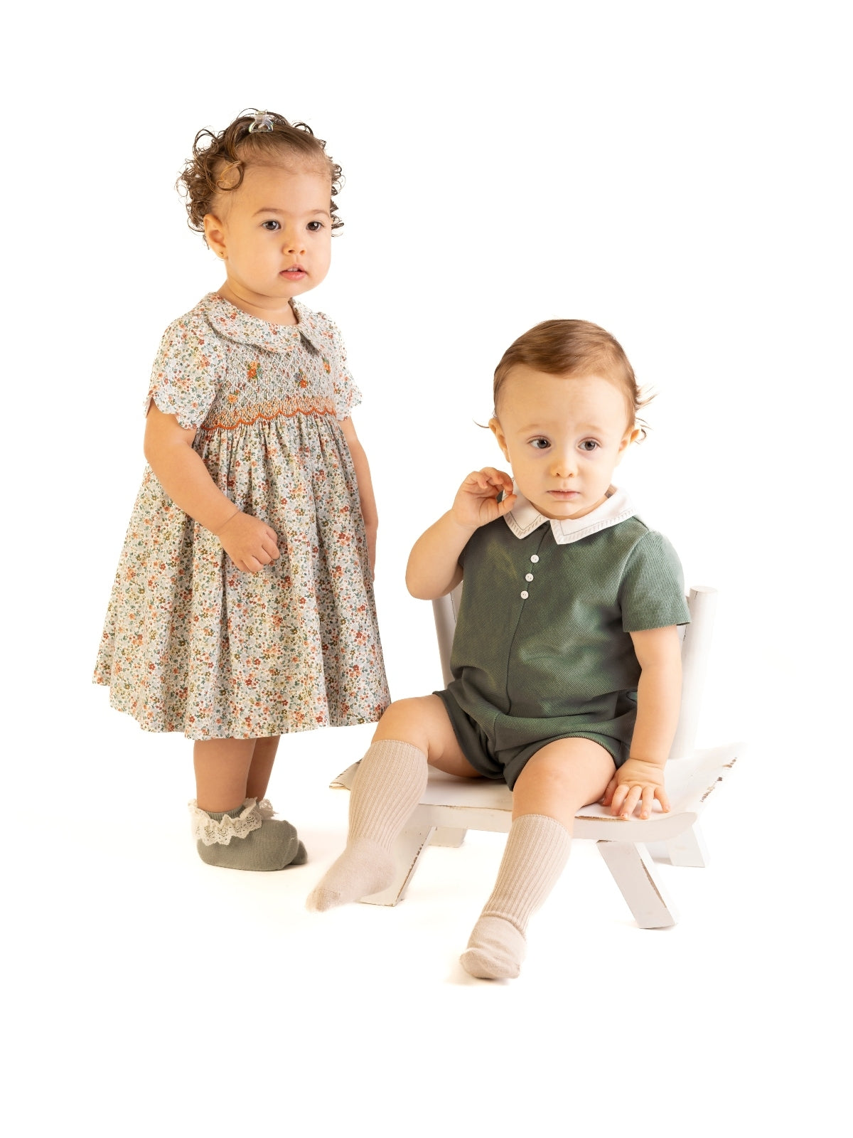 Cozy Corduroy Romper Rompers Luli & Me