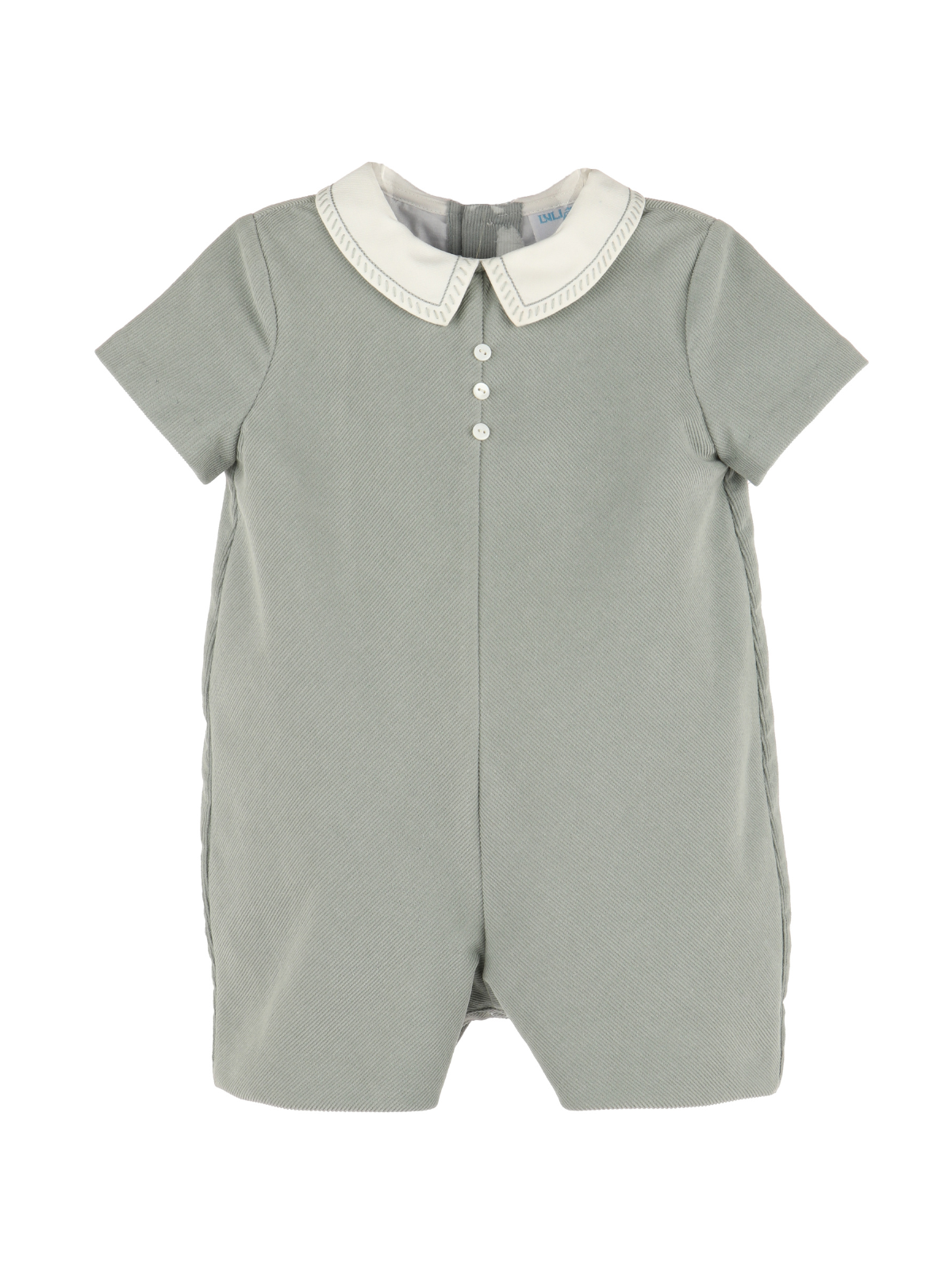 Cozy Corduroy Romper Rompers Luli & Me Dusty Green 6M
