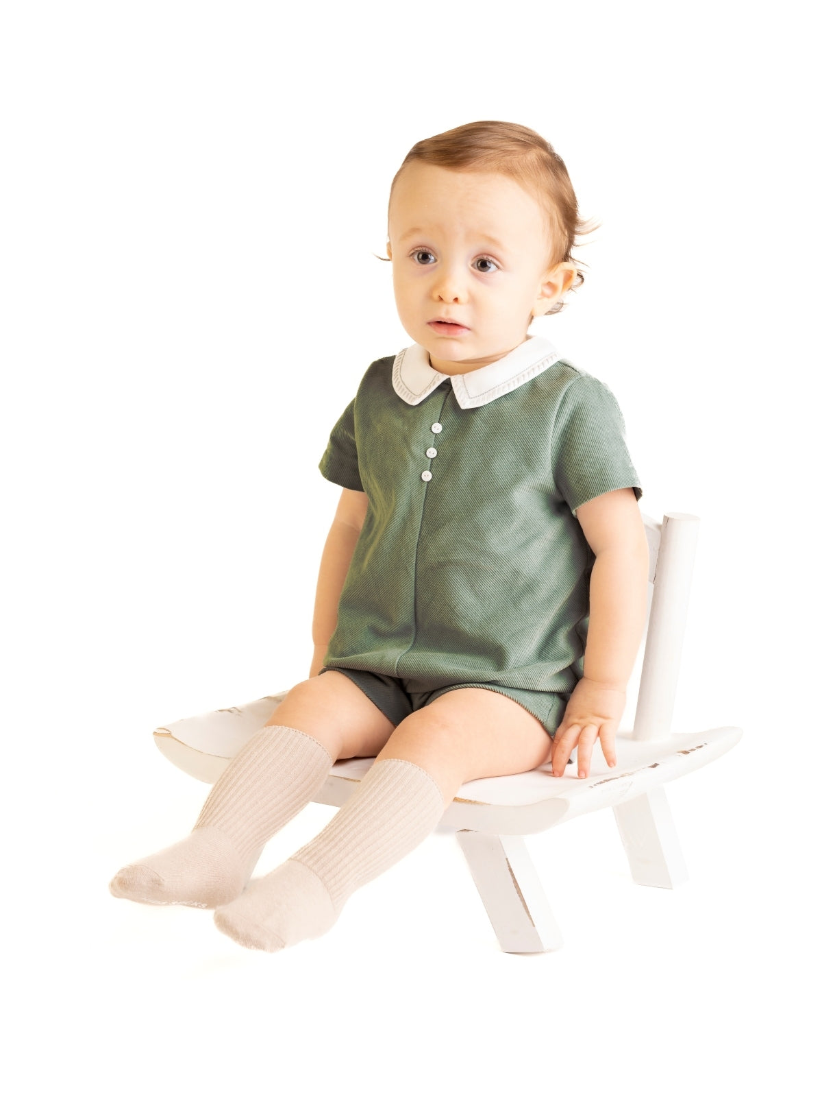 Cozy Corduroy Romper Rompers Luli & Me