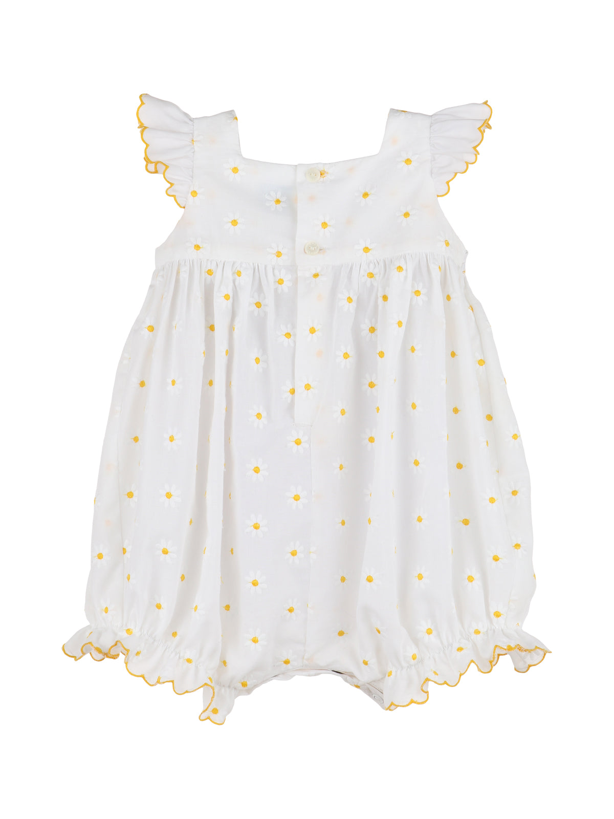 Daisies Smock Bubble Rompers Luli & Me