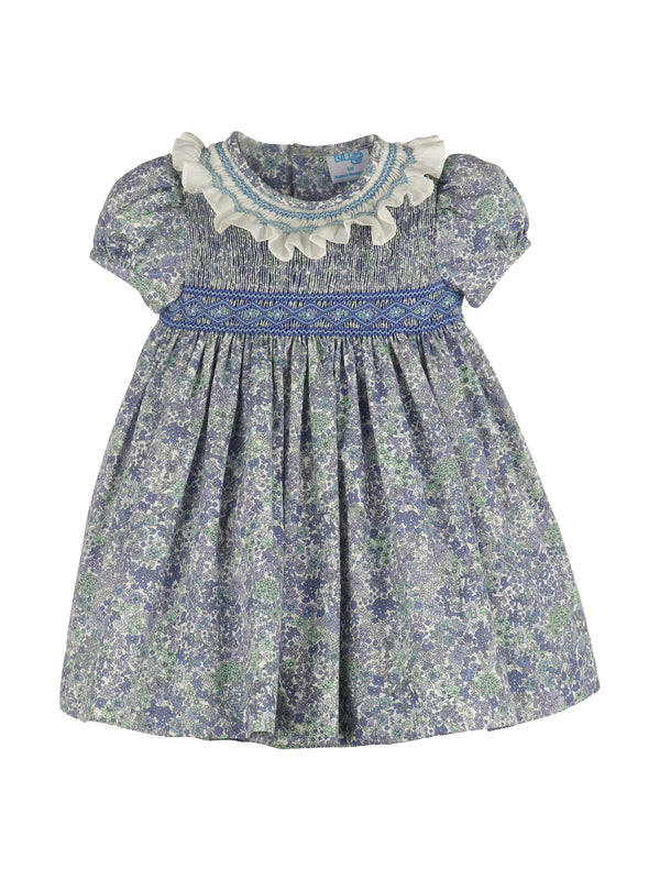 Fall Bloom Smocked Dress