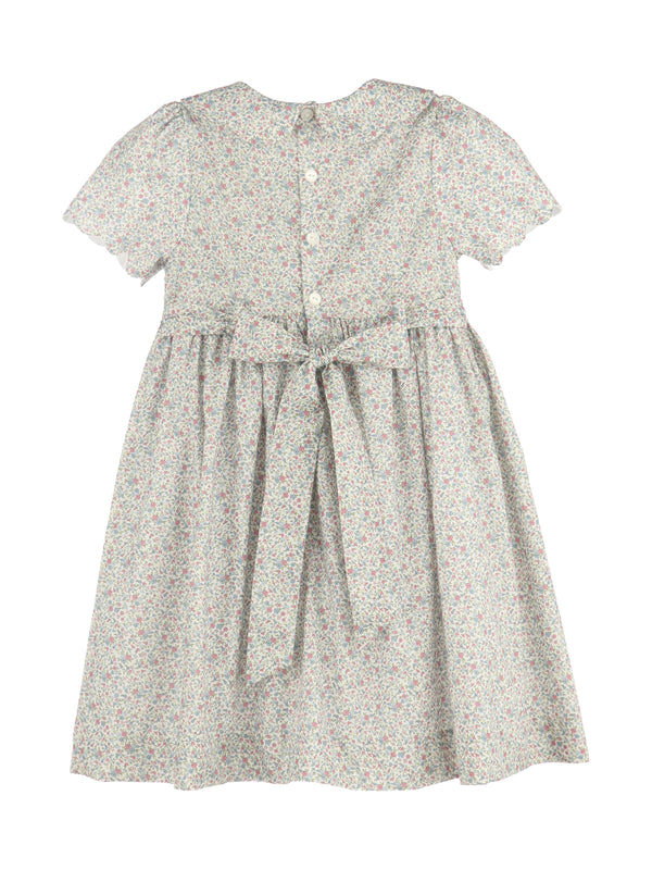 Fall Blossom Smocked Dress
