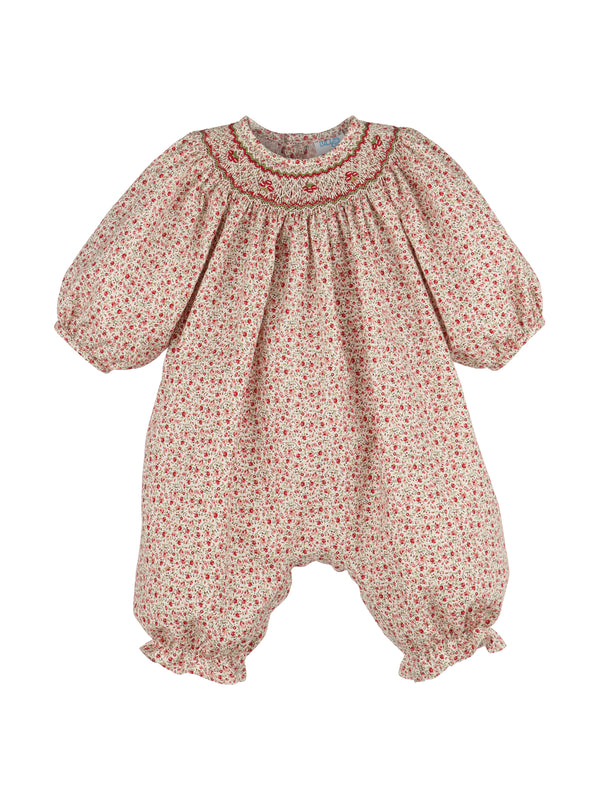 Mulberry Floral Romper Rompers Luli & Me