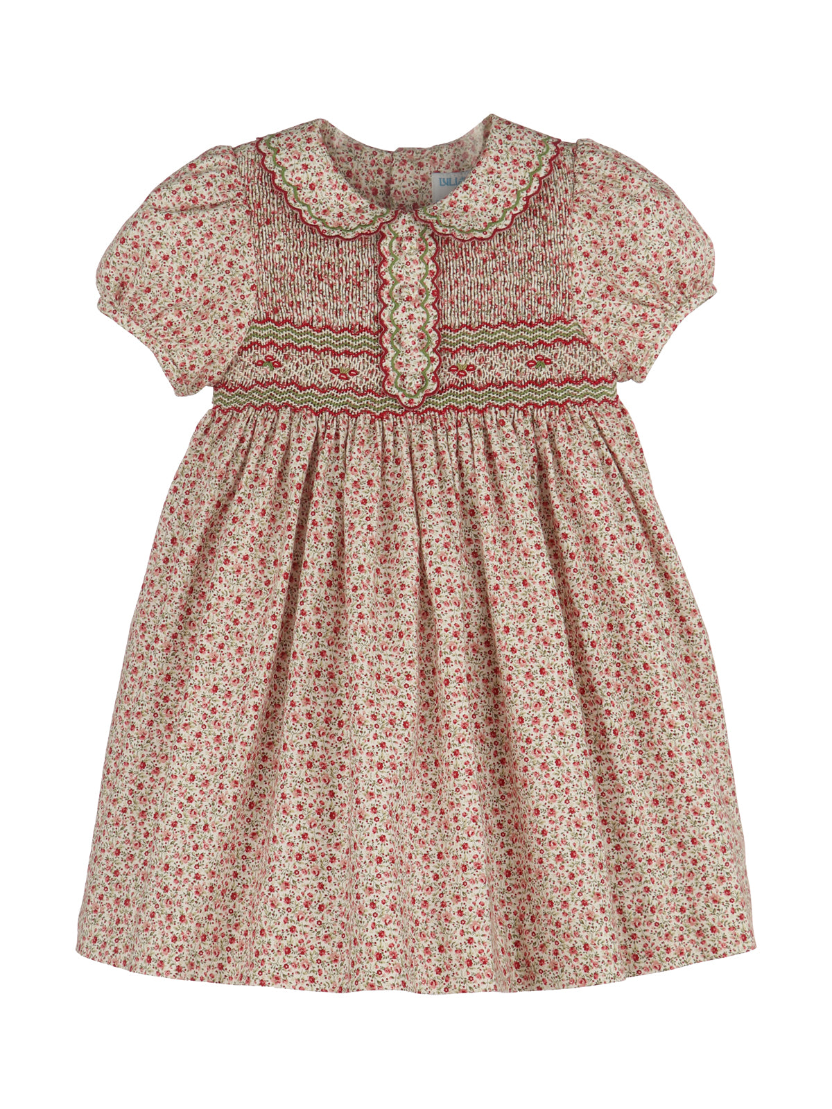 Mulberry Floral Smocked Dress Dresses Luli & Me