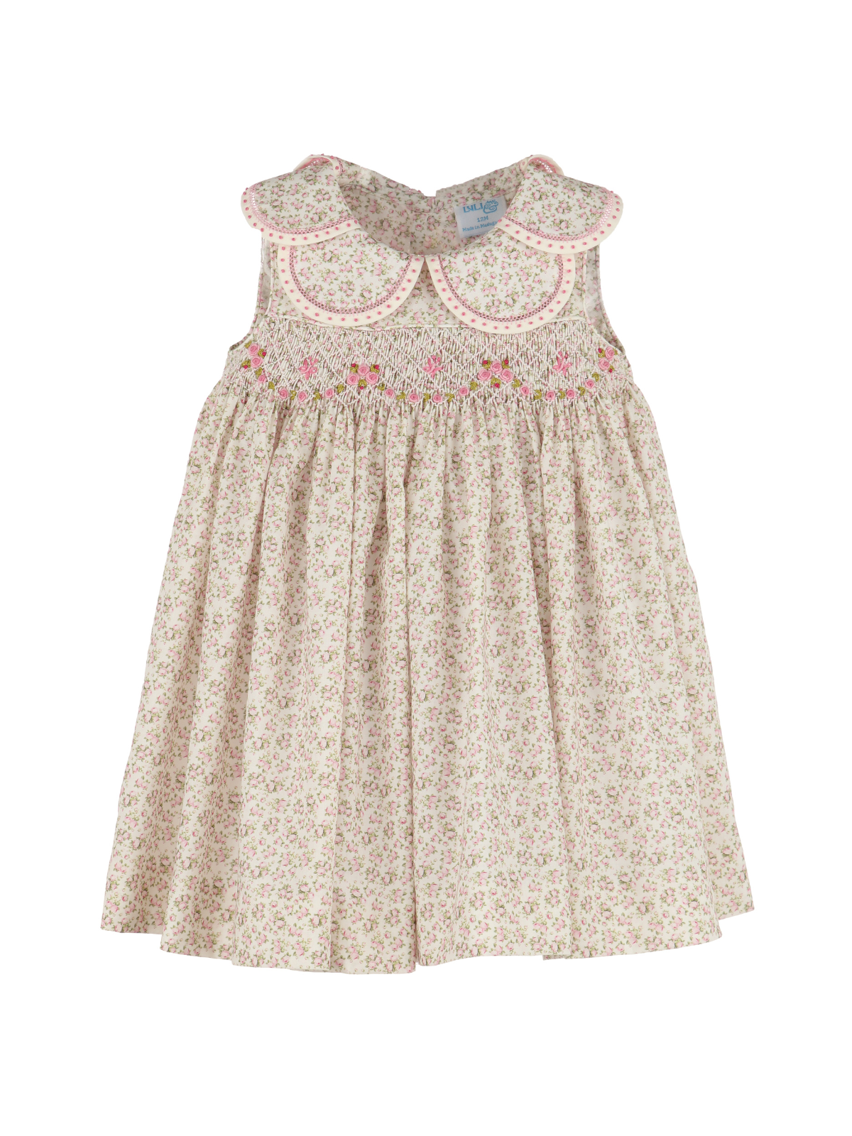 Tea Roses Petal Dress Dresses Luli & Me Tea Roses 6M