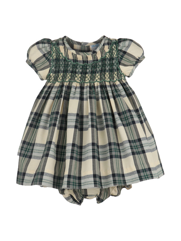 Tea Time Checks Smocked Dress Dresses Luli & Me