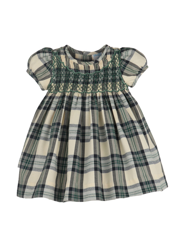 Tea Time Checks Smocked Dress Dresses Luli & Me