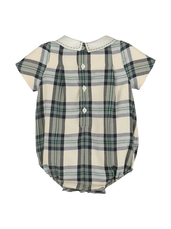 Tea Time Smocked Romper Rompers Luli & Me