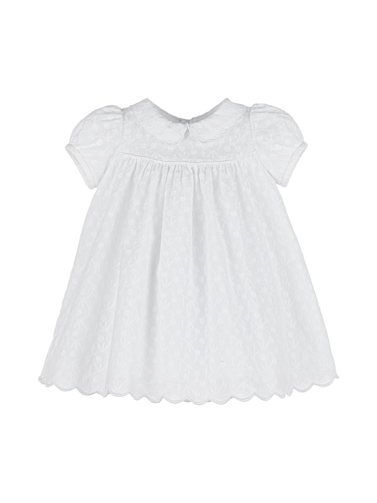 White Embroidery Float Dress Danrie