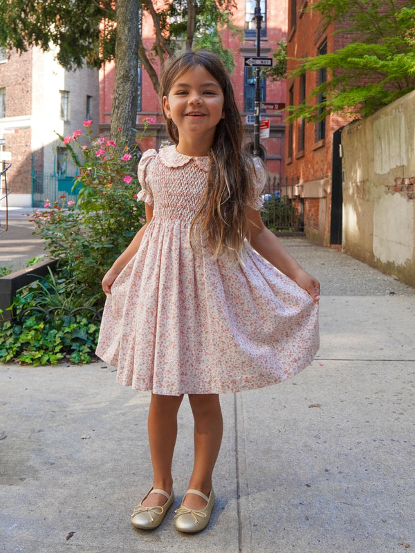 Honeycomb Smocked Dress Dresses Luli & Me