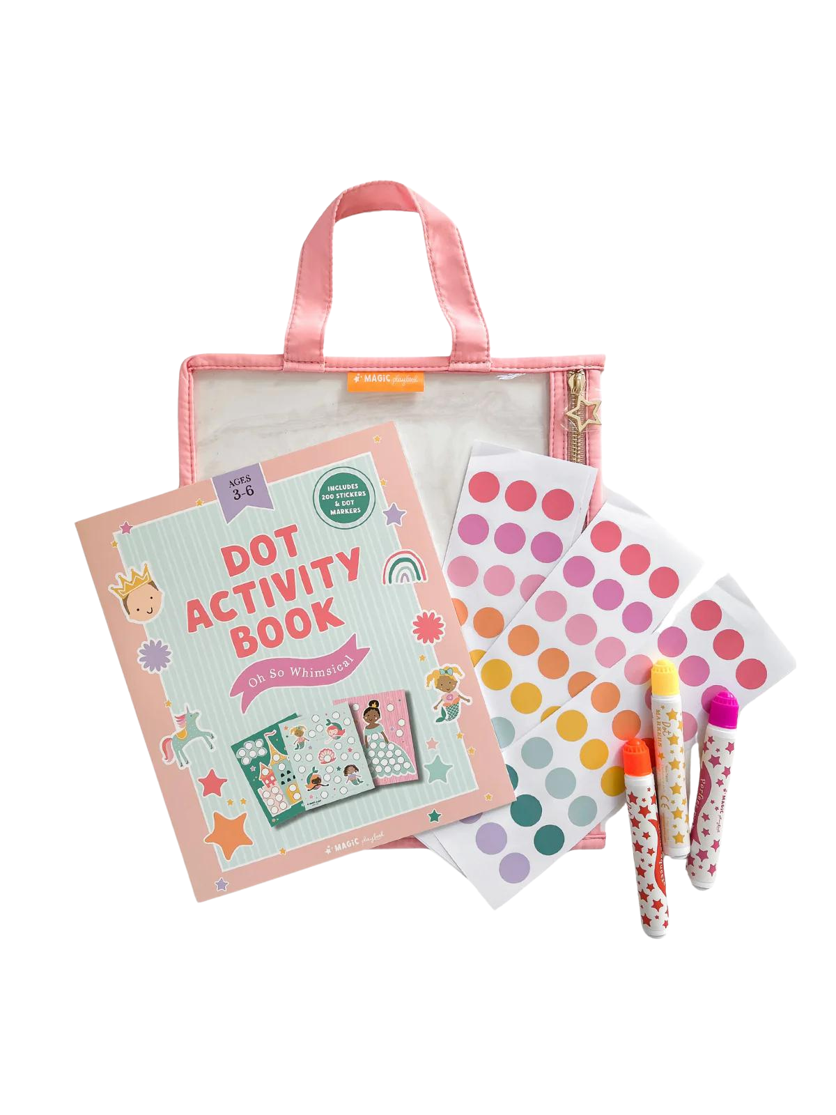 Activity Kit - Oh So Whimsical Dot Arts & Crafts Magic Playbook   