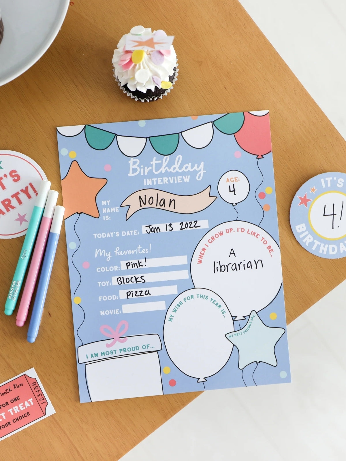 Birthday Celebration Kit Party Supplies Magic Playbook   