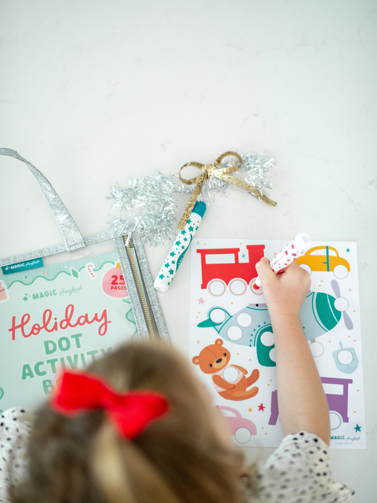 Holiday Dot Activity Kit Arts & Crafts Magic Playbook