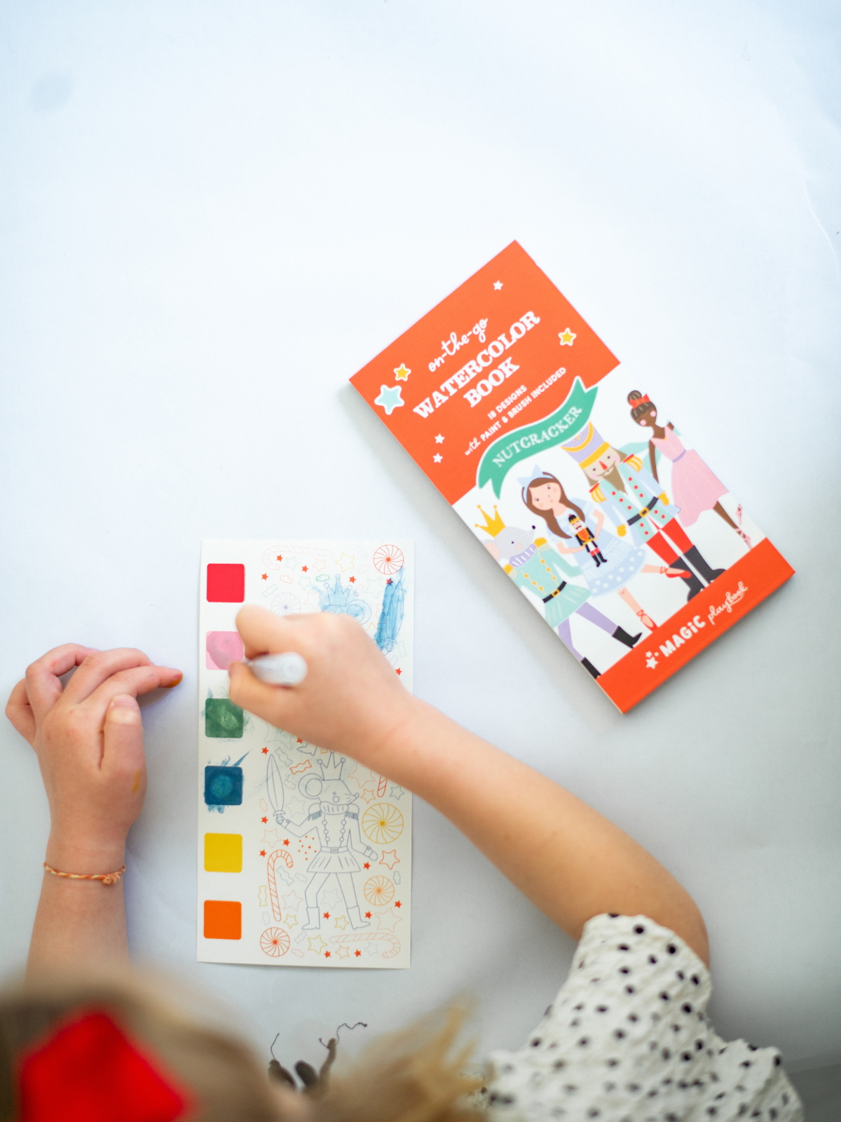 Nutcracker Watercolor Book Arts & Crafts Magic Playbook