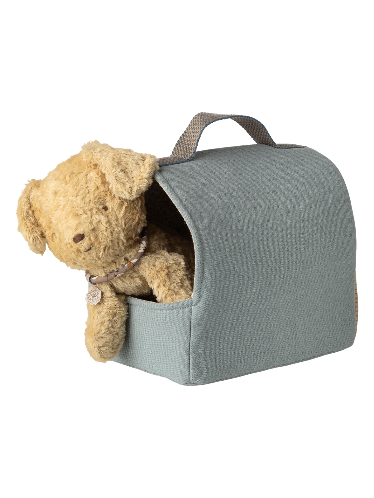 Puppy with Leash and Carrier Pretend Play Maileg