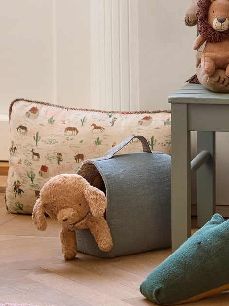 Puppy with Leash and Carrier Pretend Play Maileg