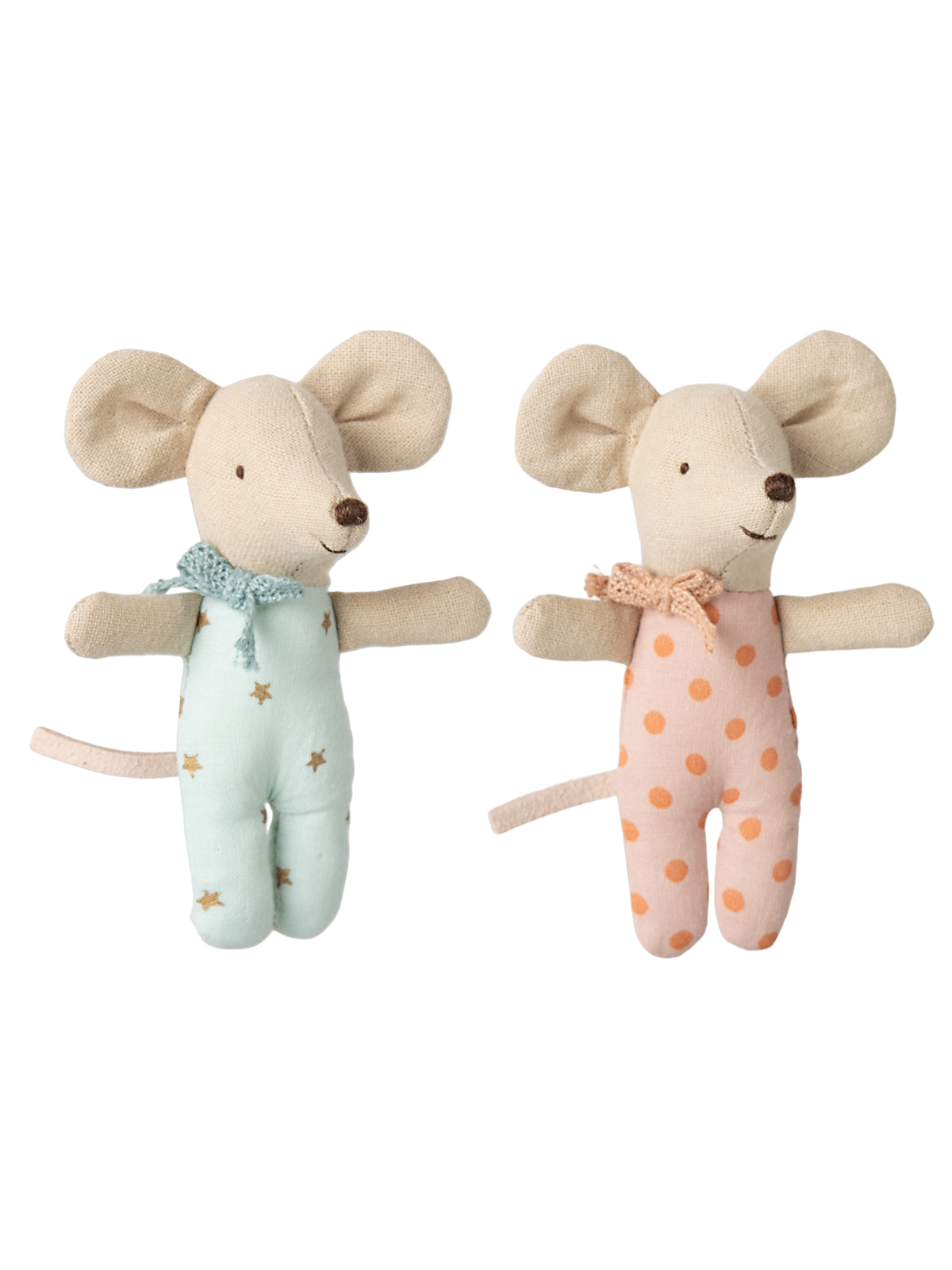 Twins, Baby Mice in Matchbox - Blue Stripe Pretend Play Maileg