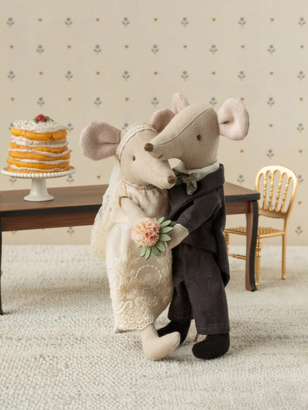 Wedding Mice Set Pretend Play Maileg