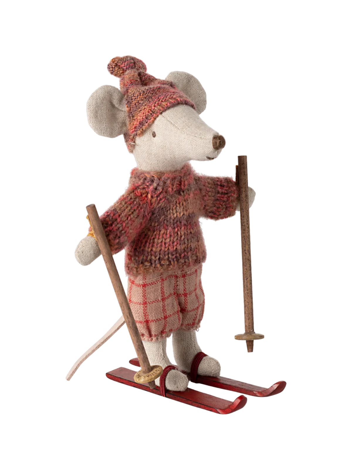 Winter Mouse with Ski Set - Big Sister Pretend Play Maileg   