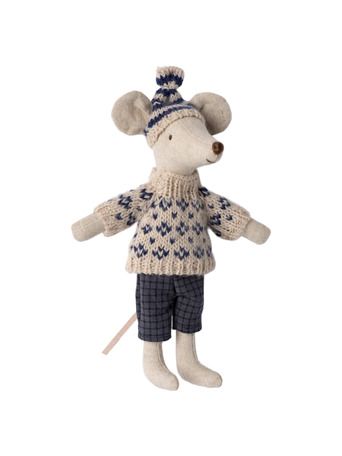 Winter Mouse with Ski Set - Mum Pretend Play Maileg   