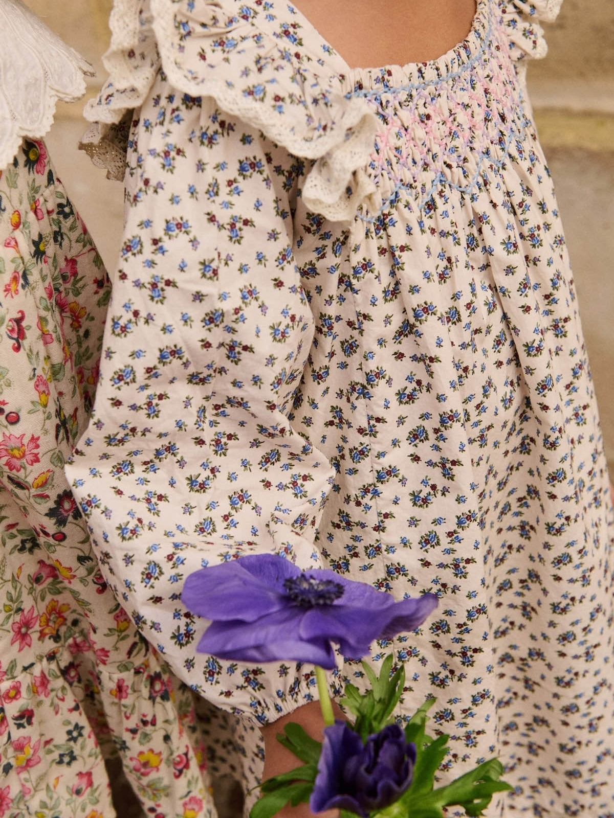 Martina Floral Poplin Dress Dresses Louise Misha