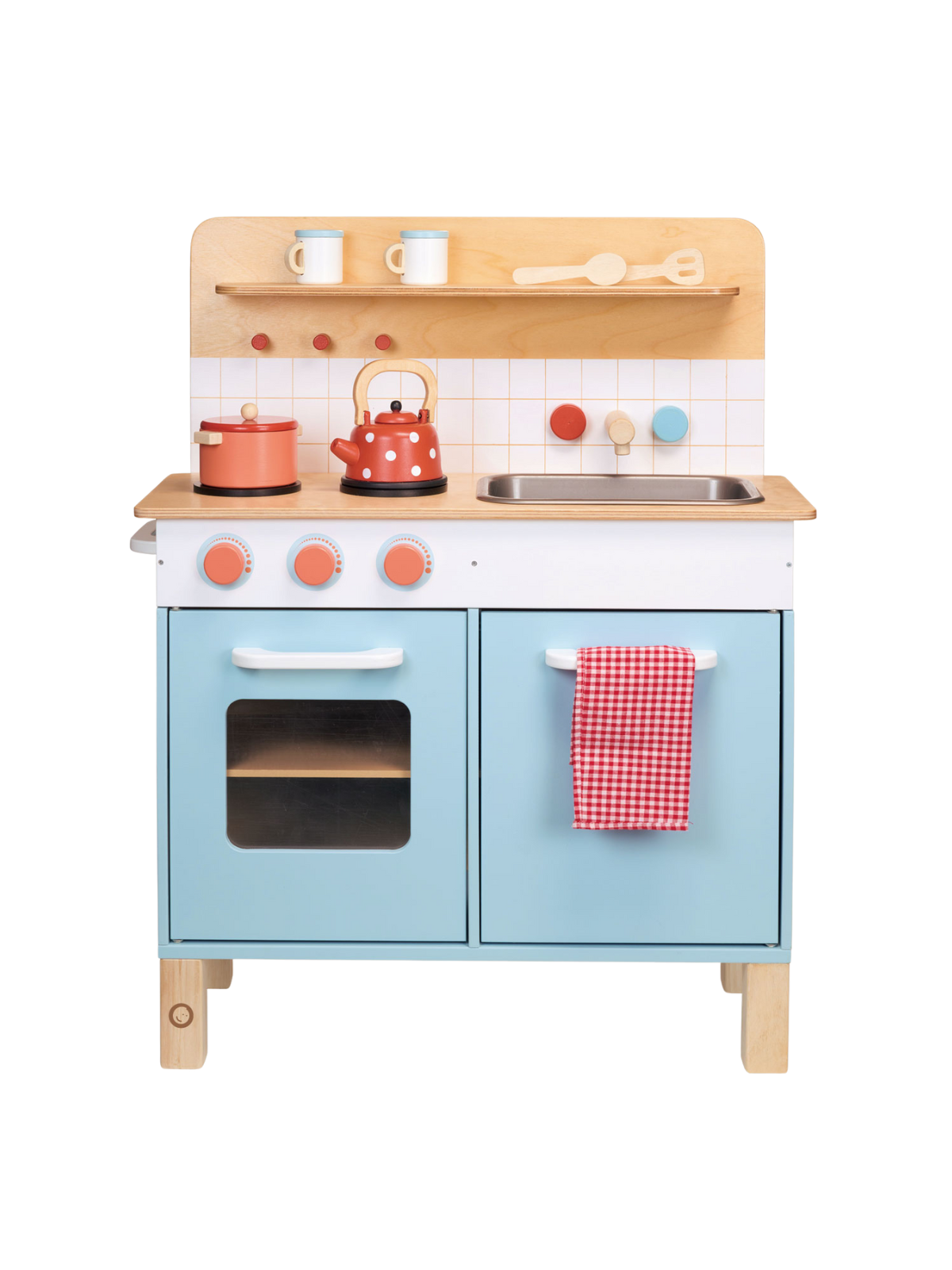 Wooden Kid's Kitchen Pretend Play Mentari