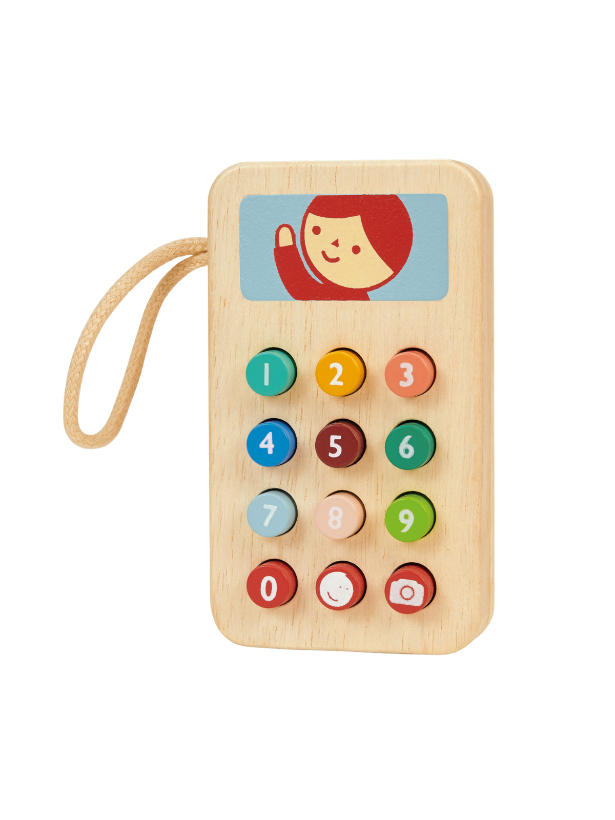 Wooden Mobile Phone Pretend Play Mentari