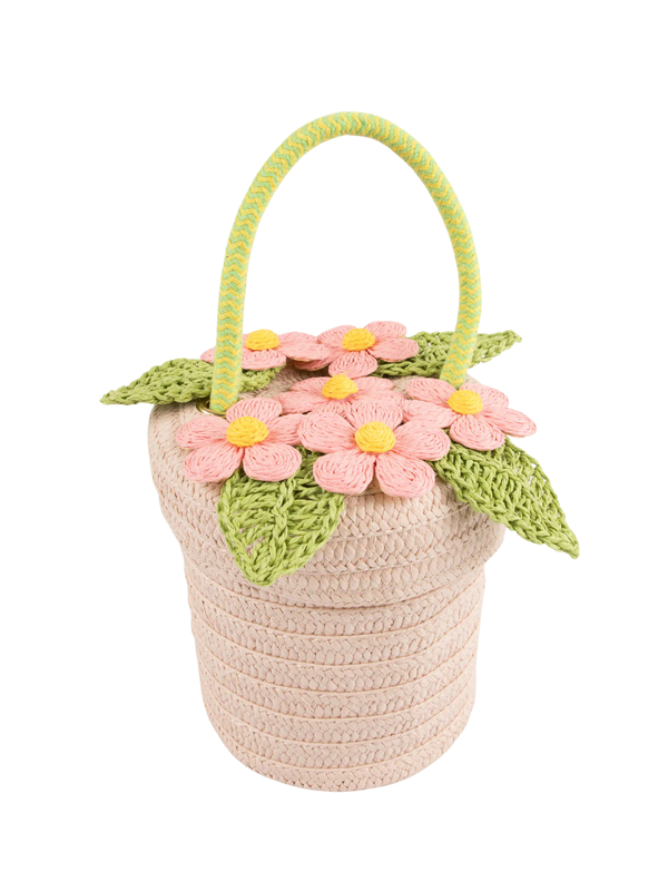 Flower Pot Basket Purse