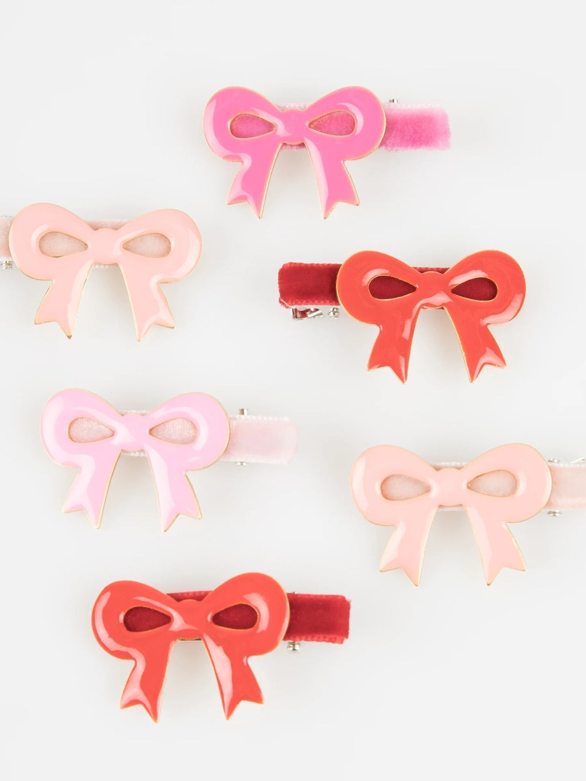 Valentines Bow Hair Clips Hair Accessories Meri Meri