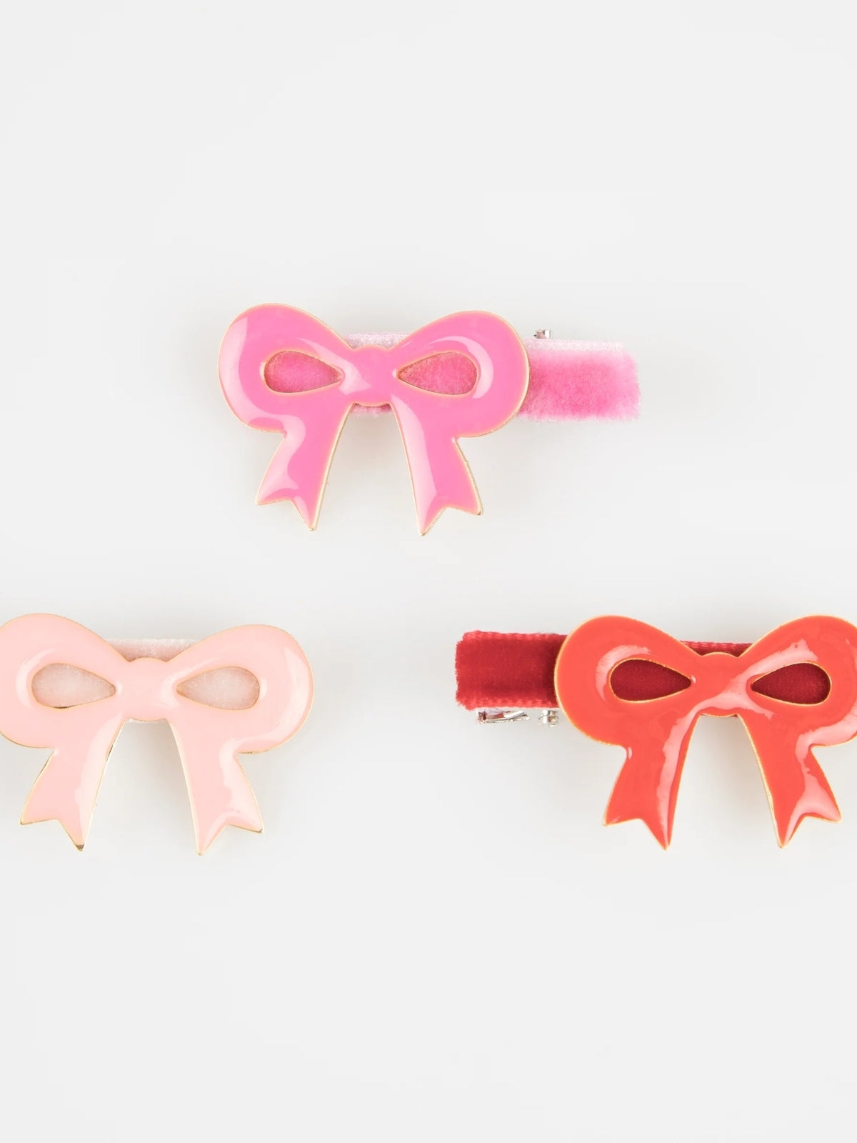 Valentines Bow Hair Clips Hair Accessories Meri Meri