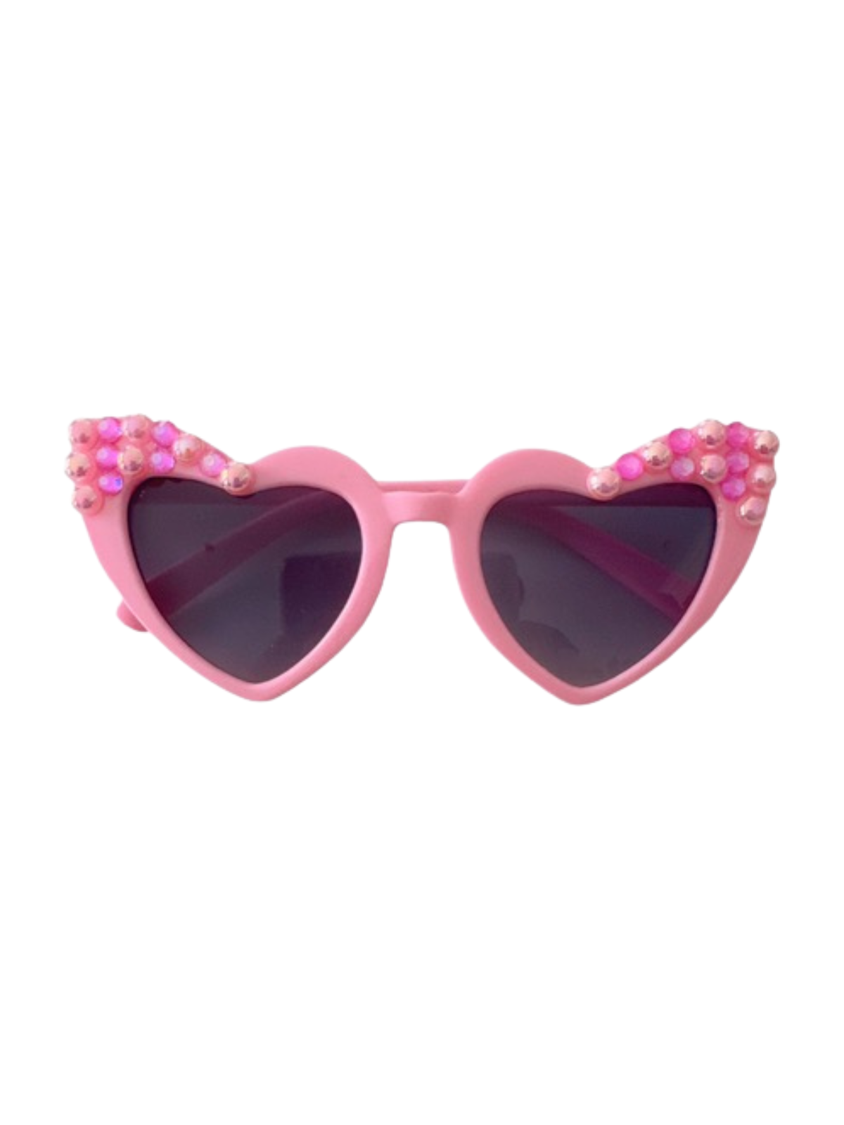 Pink Gems Anna Heart Sunglasses Sunglasses Mila's Sunny World