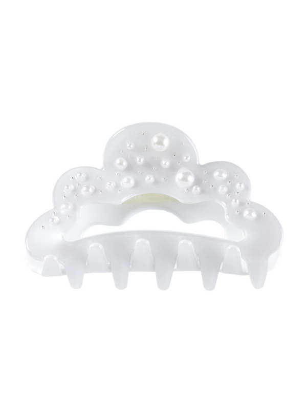 Pearl Hair Claw Hair Accessories Milledeux White  
