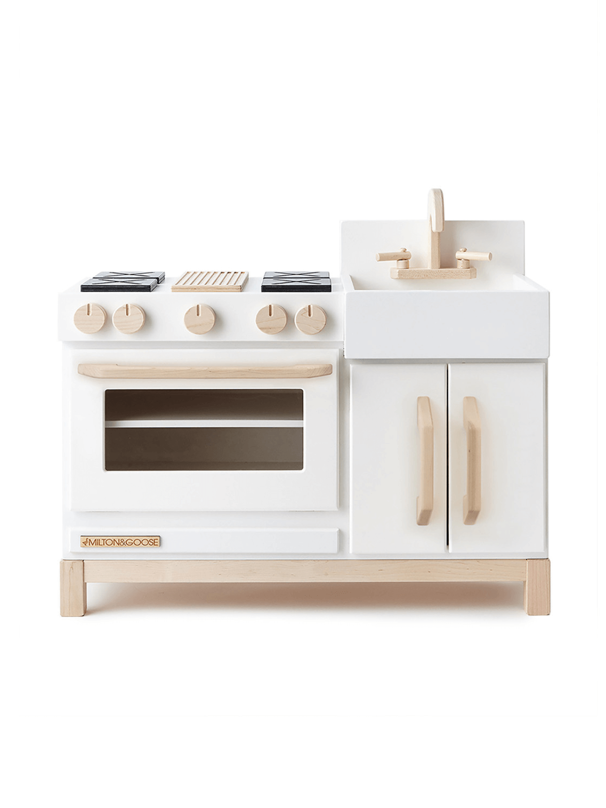 Essential Play Kitchen Pretend Play Milton & Goose White  