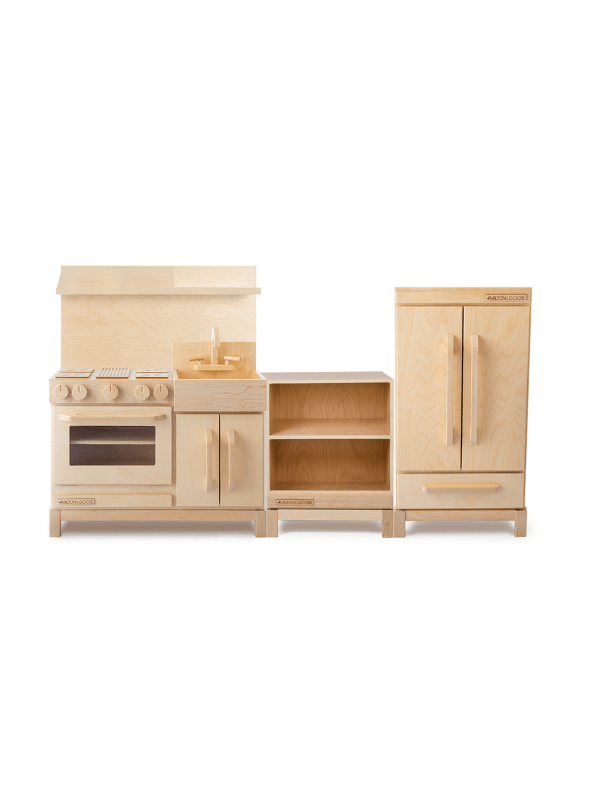 Essential Play Kitchen Complete Set Pretend Play Milton & Goose Natural  