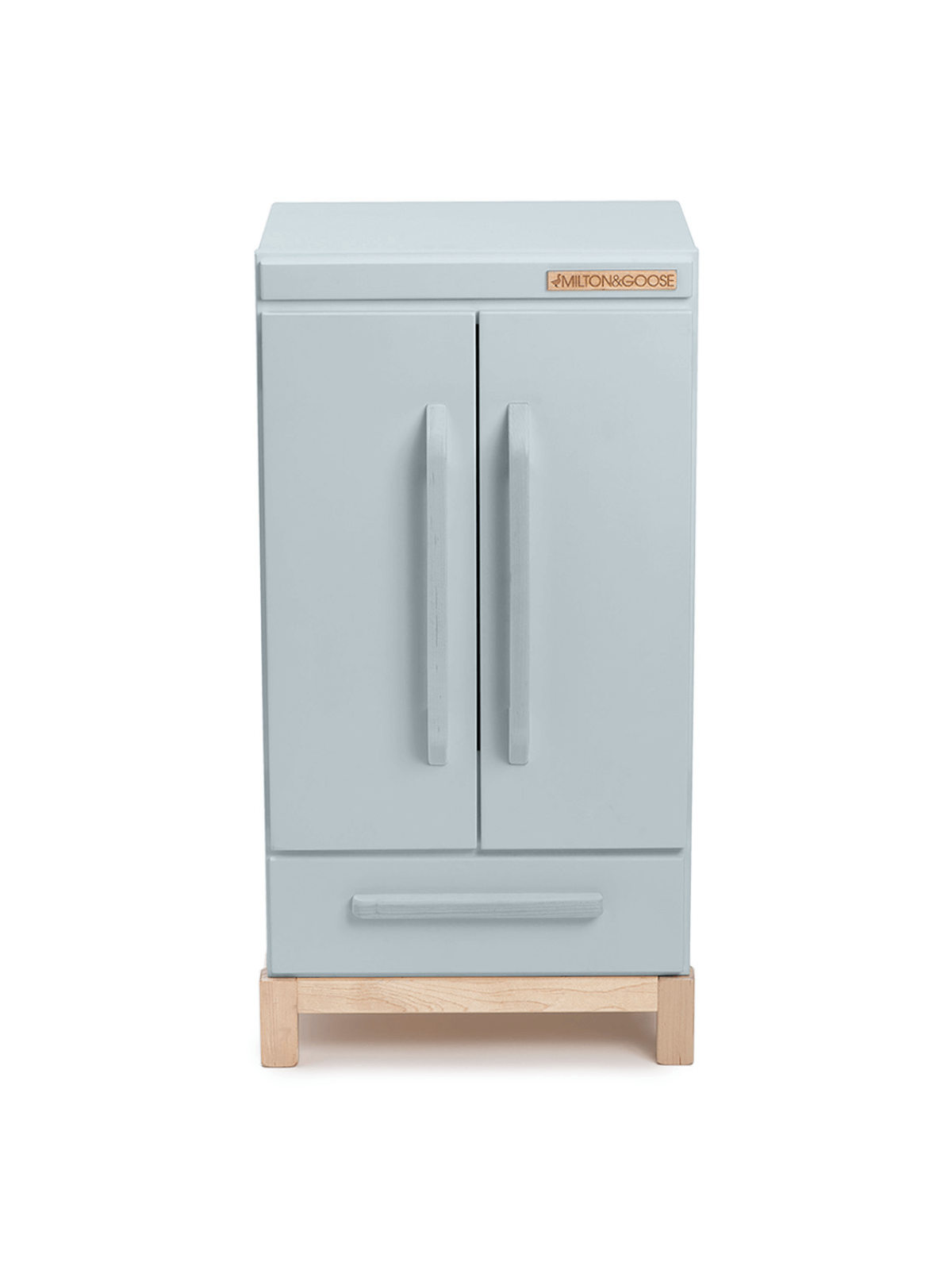 Essential Refrigerator Pretend Play Milton & Goose Gray  