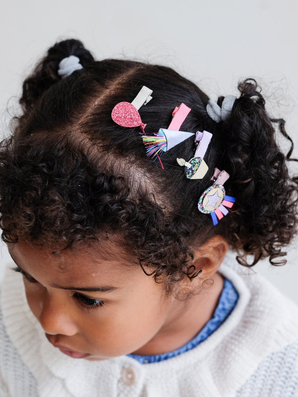 Birthday Mini Clips Hair Accessories Mimi & Lula   