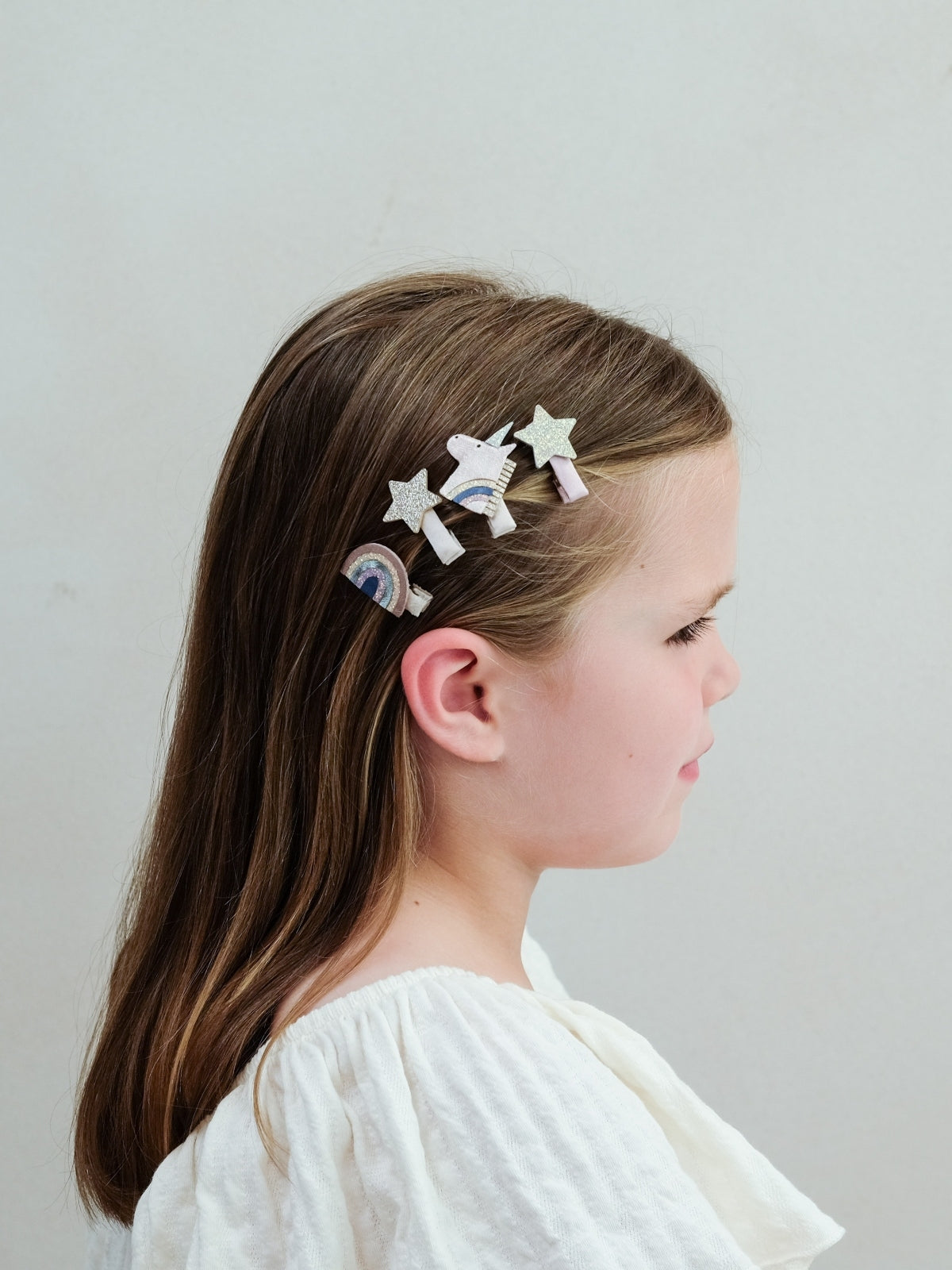 Celeste Unicorn Mini Clips Hair Accessories Mimi & Lula