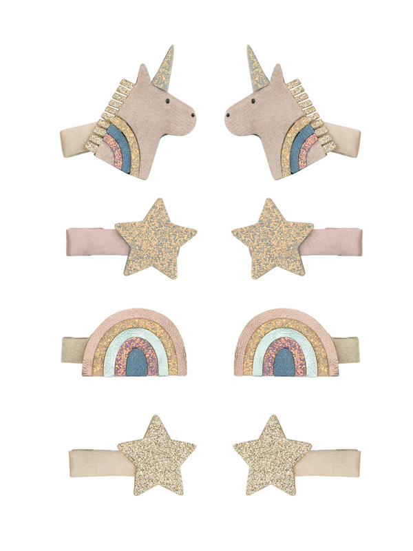 Celeste Unicorn Mini Clips Hair Accessories Mimi & Lula