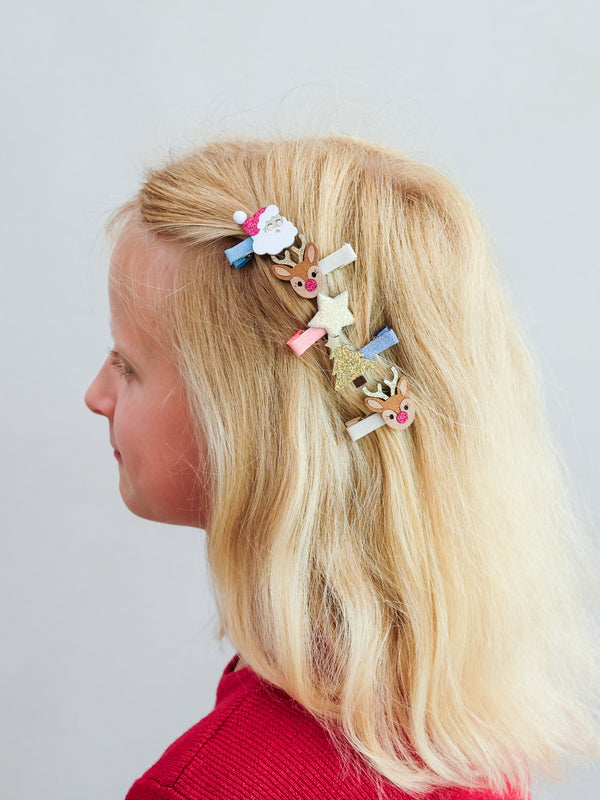 Christmas Clips Hair Accessories Mimi & Lula