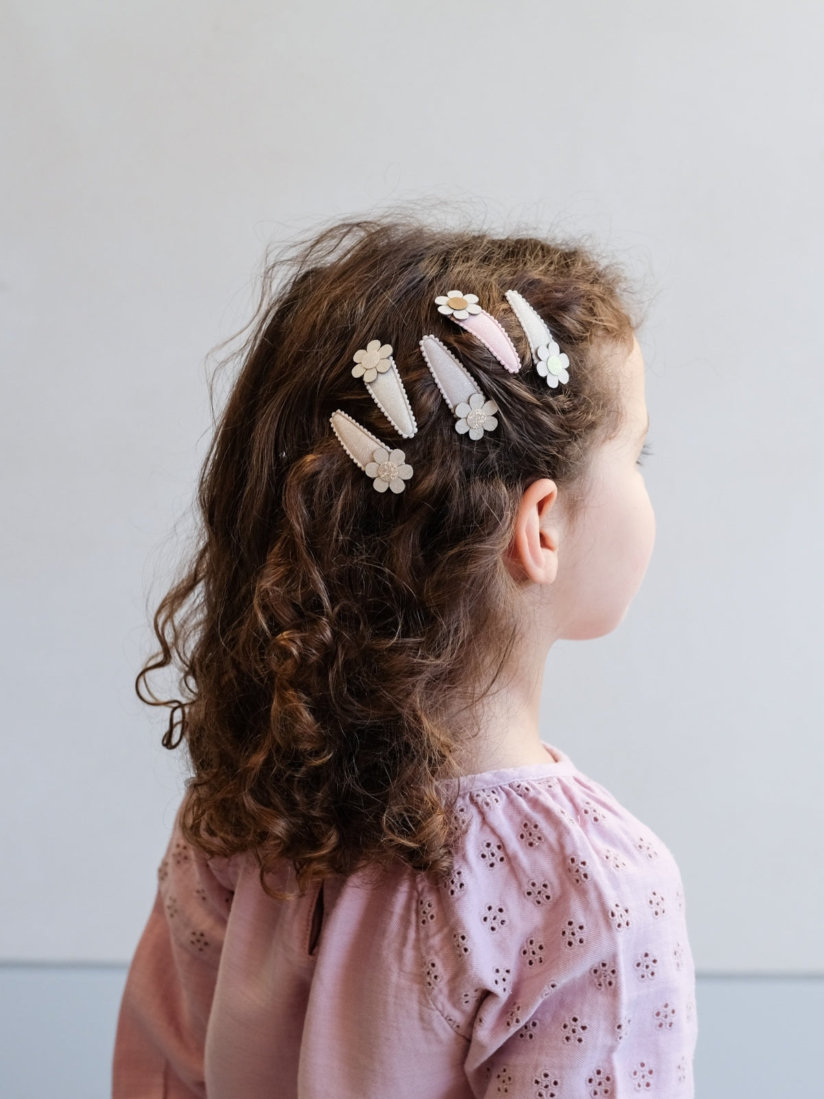 Daisy Mini Mabel Glitter Clips Hair Accessories Mimi & Lula