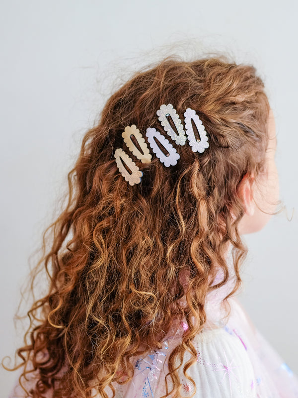 Dreamwish Scalloped Mini Clips Hair Accessories Mimi & Lula